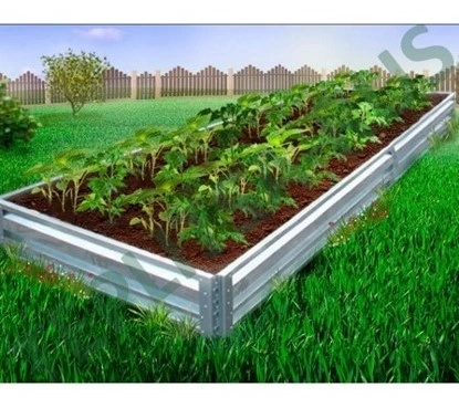 Грядки Оцинкованные Высокие 0.8м Грядки Оцинкованные Высокие 0.8м